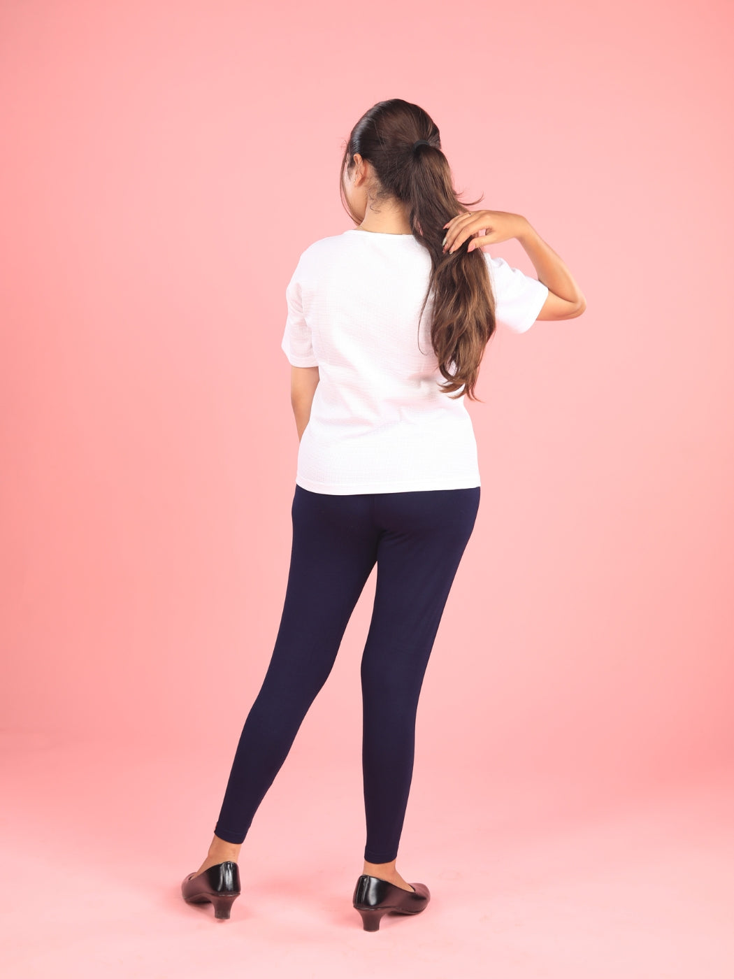 EMI - Ankle Length Livaeco™ Viscose Leggings - Navy