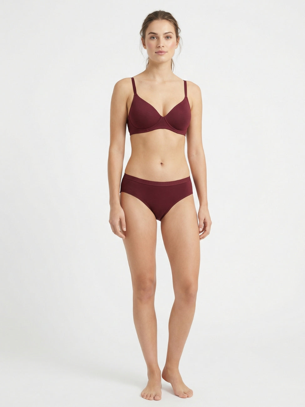 QT - Pack of 3 Women Hipster Multicolor Panty - Inner Elastic