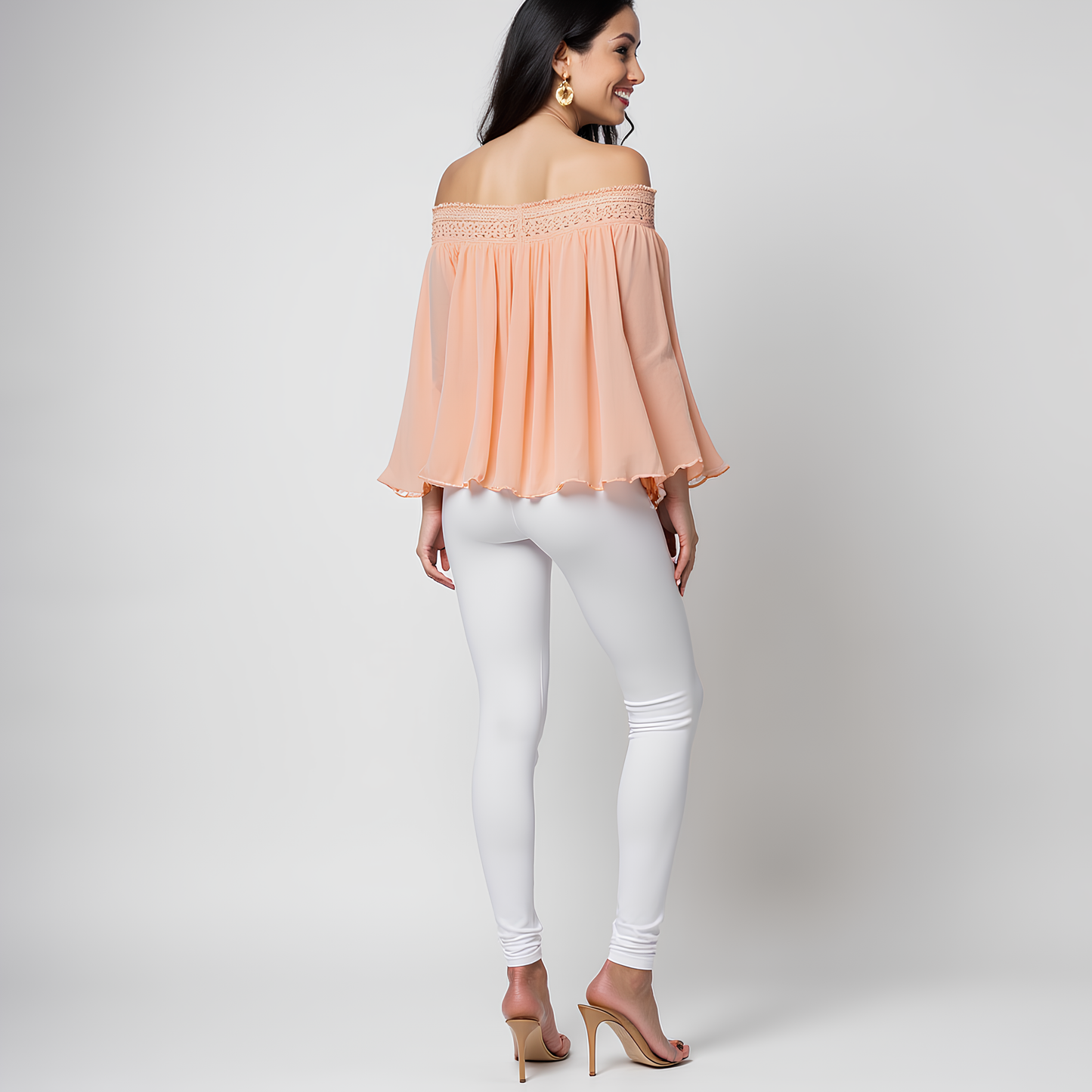 EMI - Churidar Livaeco™ Viscose Leggings - White