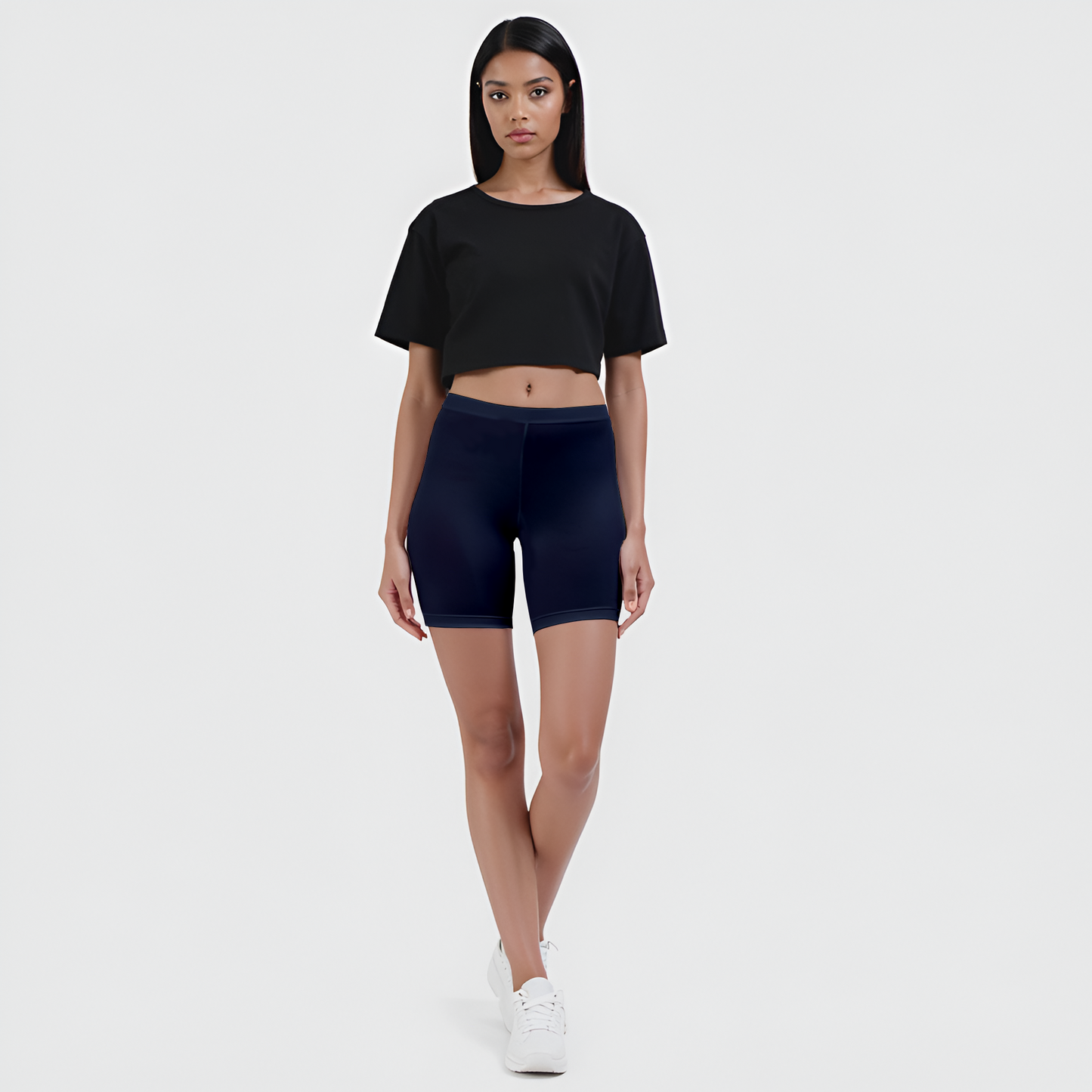 EMI - High-Rise Livaeco™ Viscose Comfort Shorts – Navy
