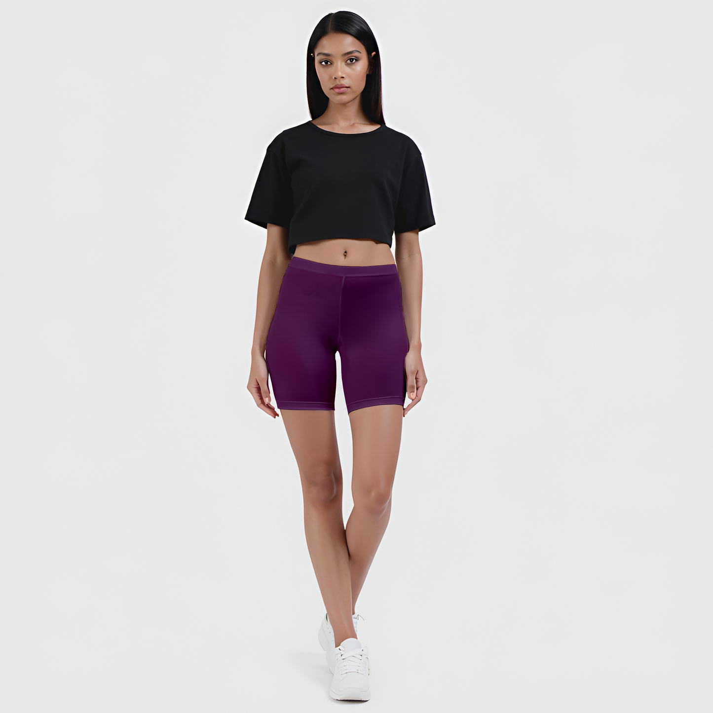 EMI - High-Rise Livaeco™ Viscose Comfort Shorts – Plum