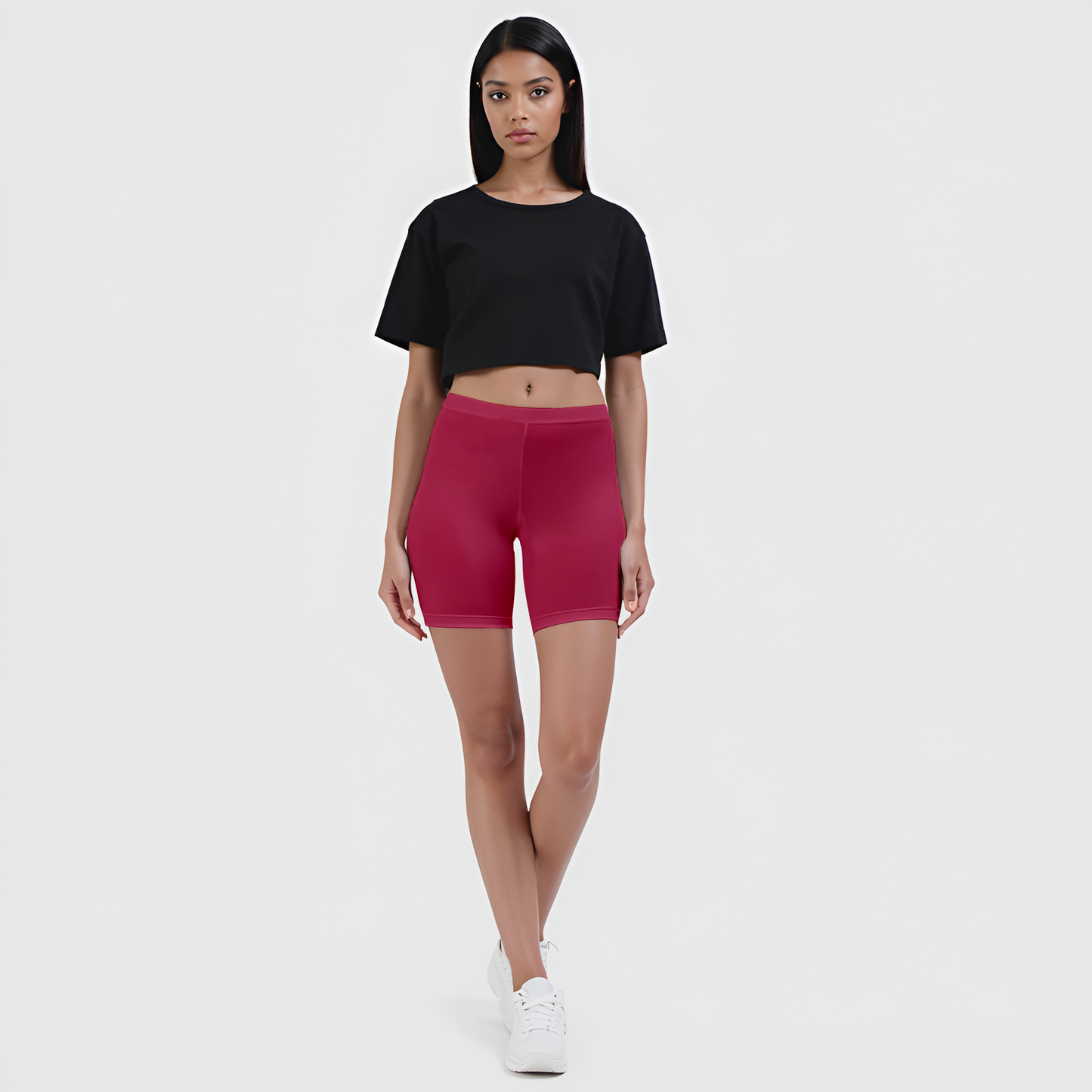 EMI - High-Rise Livaeco™ Viscose Comfort Shorts – Fuchsia