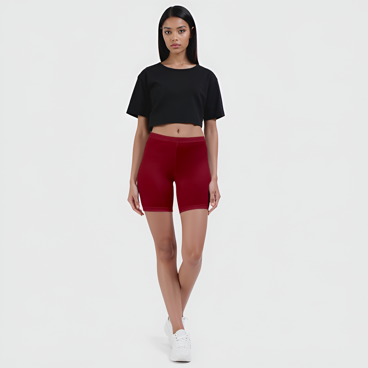 EMI - High-Rise Livaeco™ Viscose Comfort Shorts – Scarlet