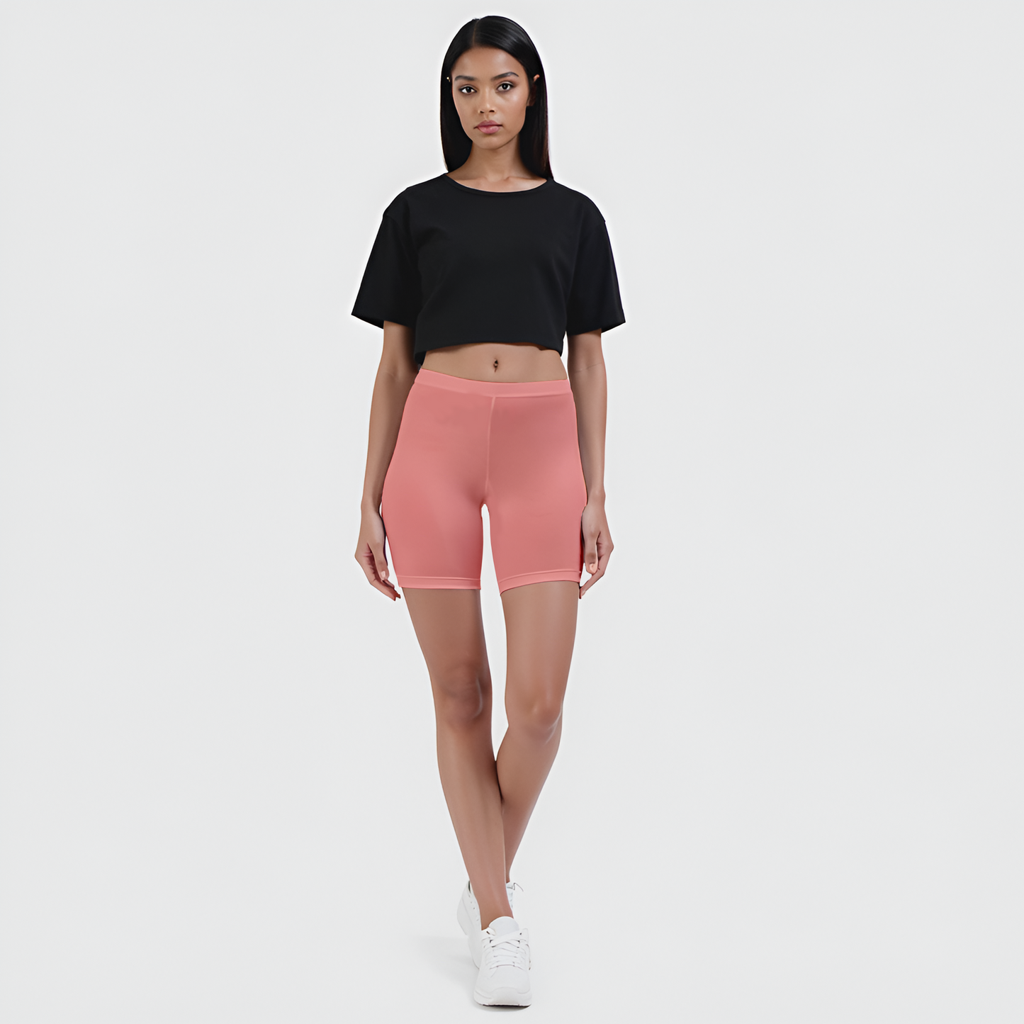 EMI - High-Rise Livaeco™ Viscose Comfort Shorts – Sugar Coral