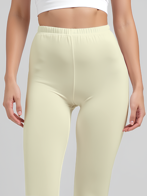 EMI - Ankle Length Livaeco™ Viscose Leggings - Half White