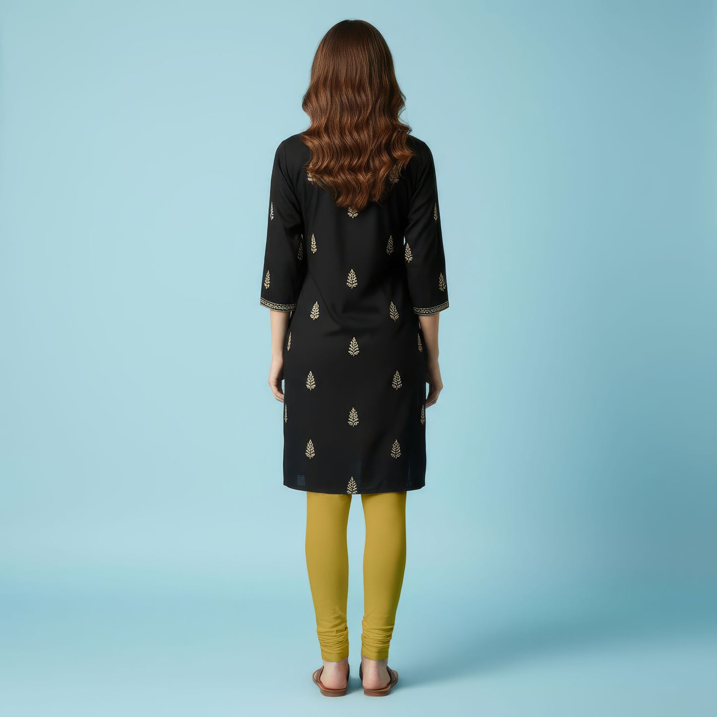 QT - Churidar Leggings -Mustard
