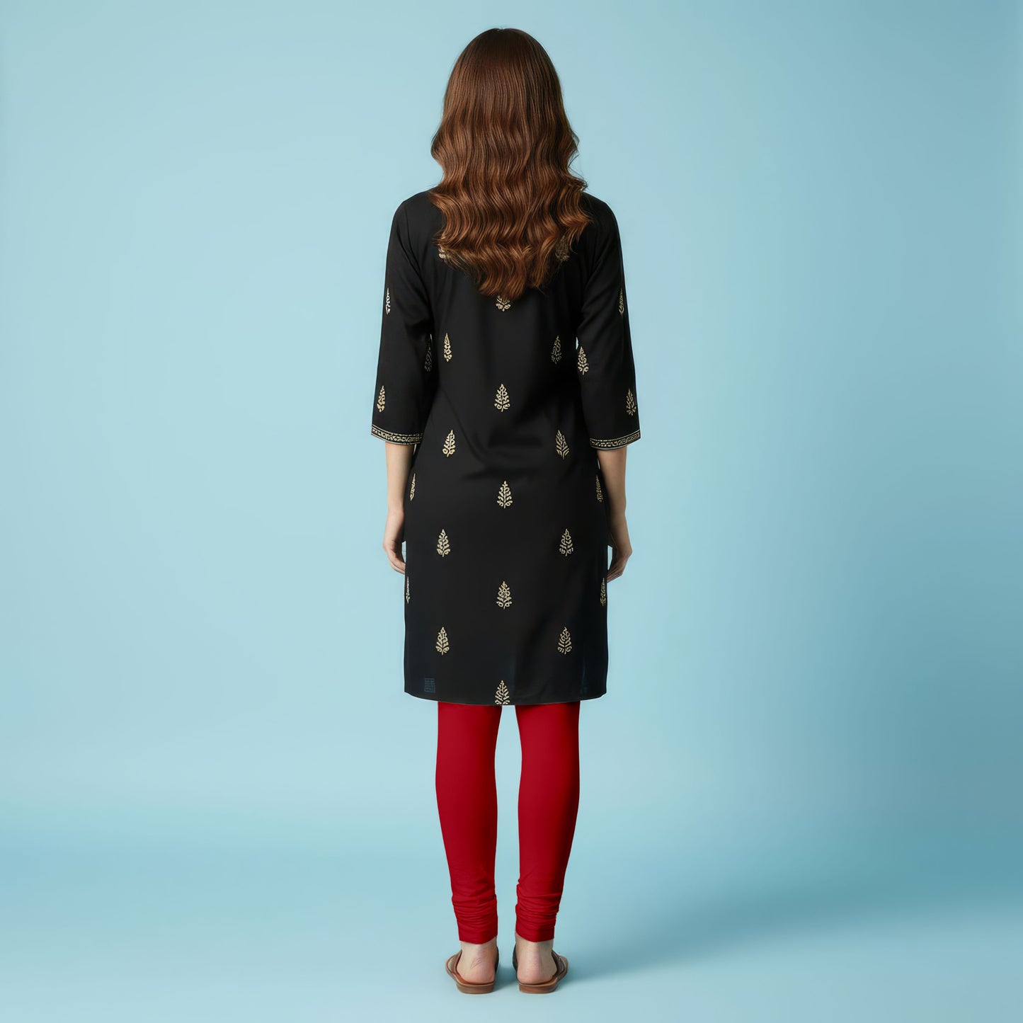 QT - Churidar Leggings - Red