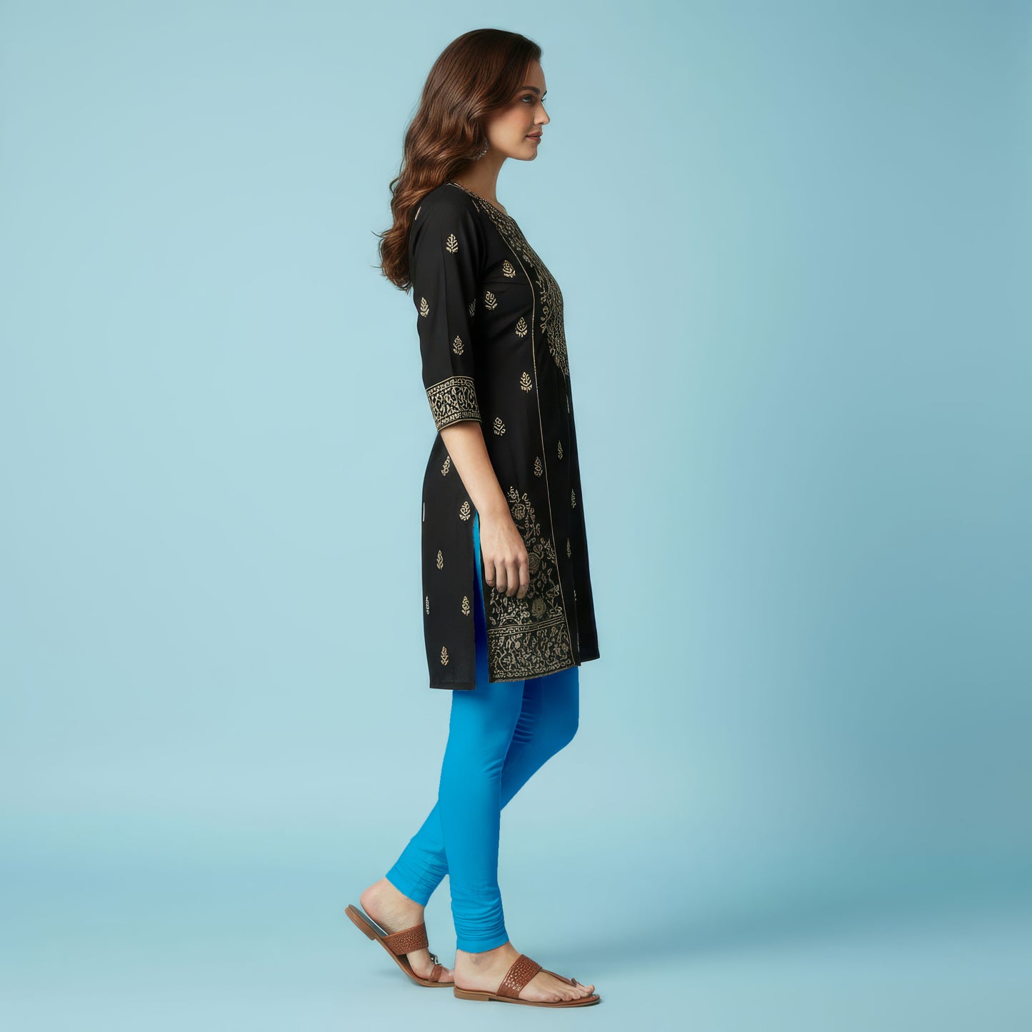 QT - Churidar Leggings -Capri