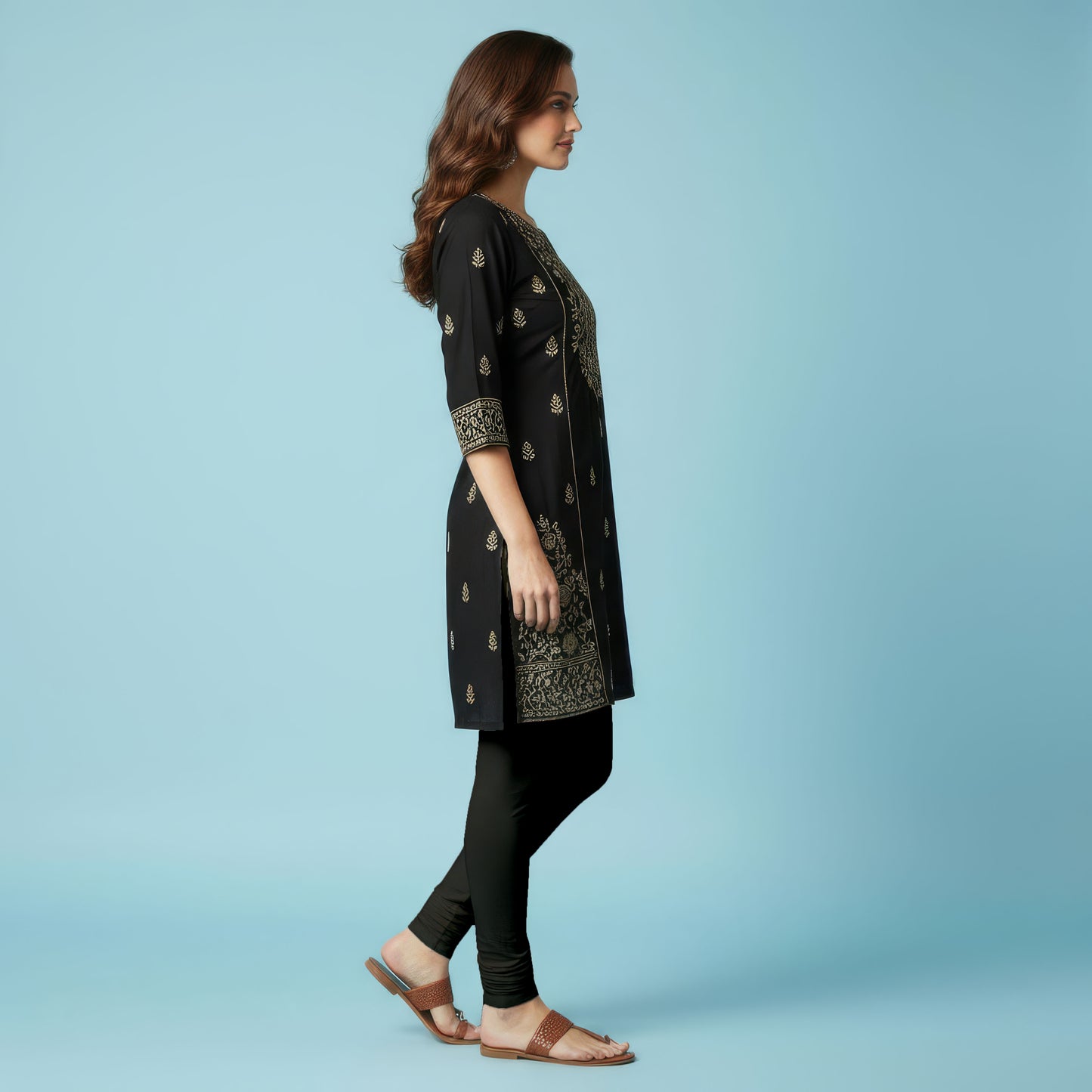 QT - Churidar Leggings - Black