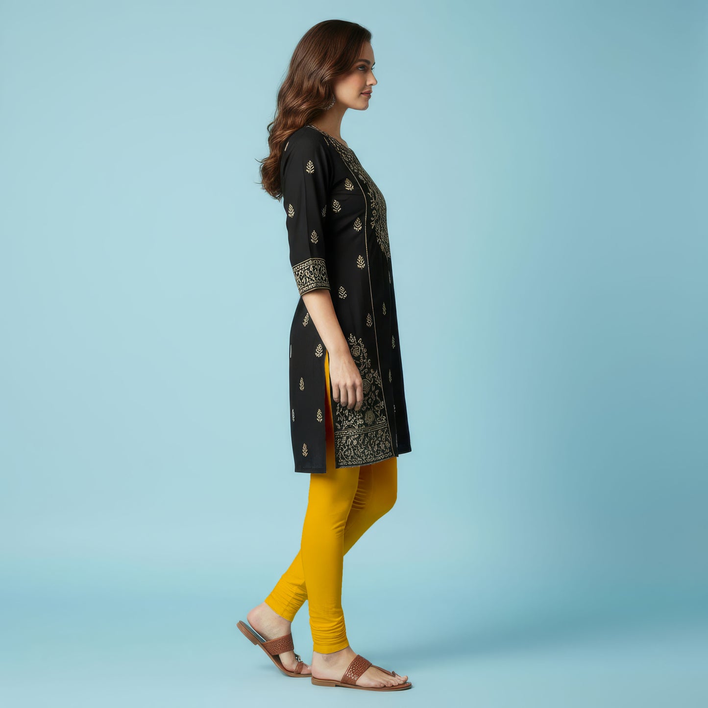 QT - Churidar Leggings -Mango