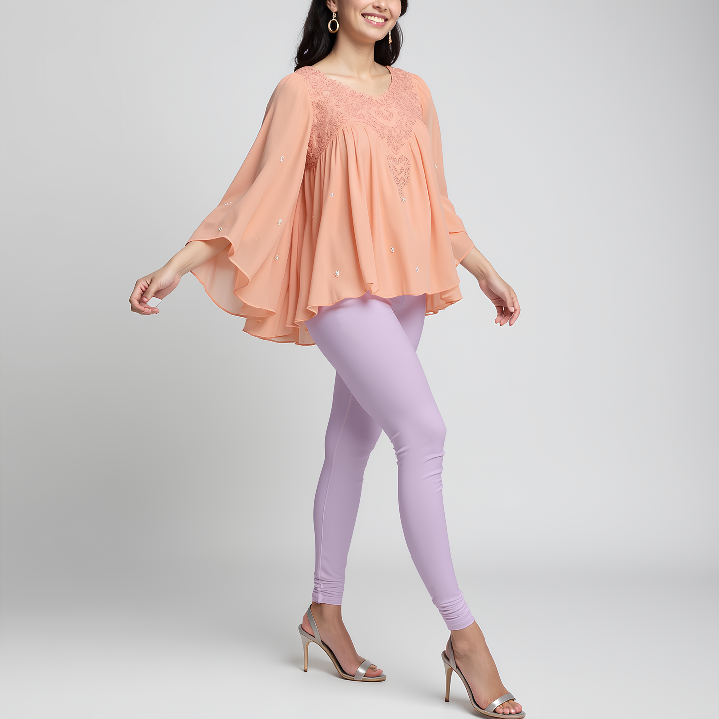 EMI - Churidar Livaeco™ Viscose Leggings - Lavender