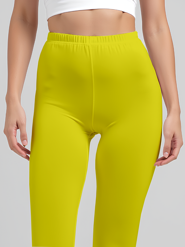 EMI - Ankle Length Livaeco™ Viscose Leggings - Butter Cup
