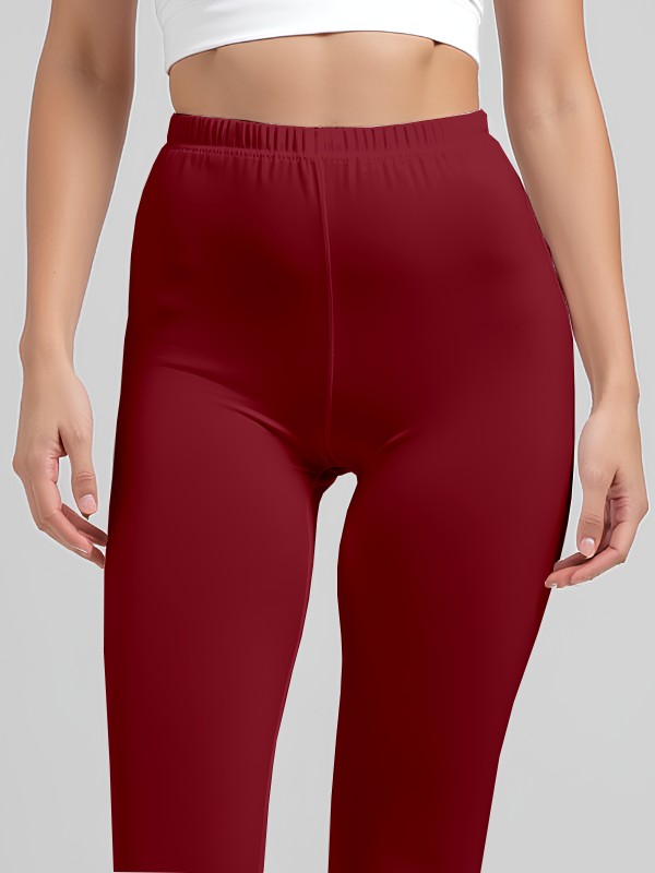 EMI - Ankle Length Livaeco™ Viscose Leggings - Scarlet