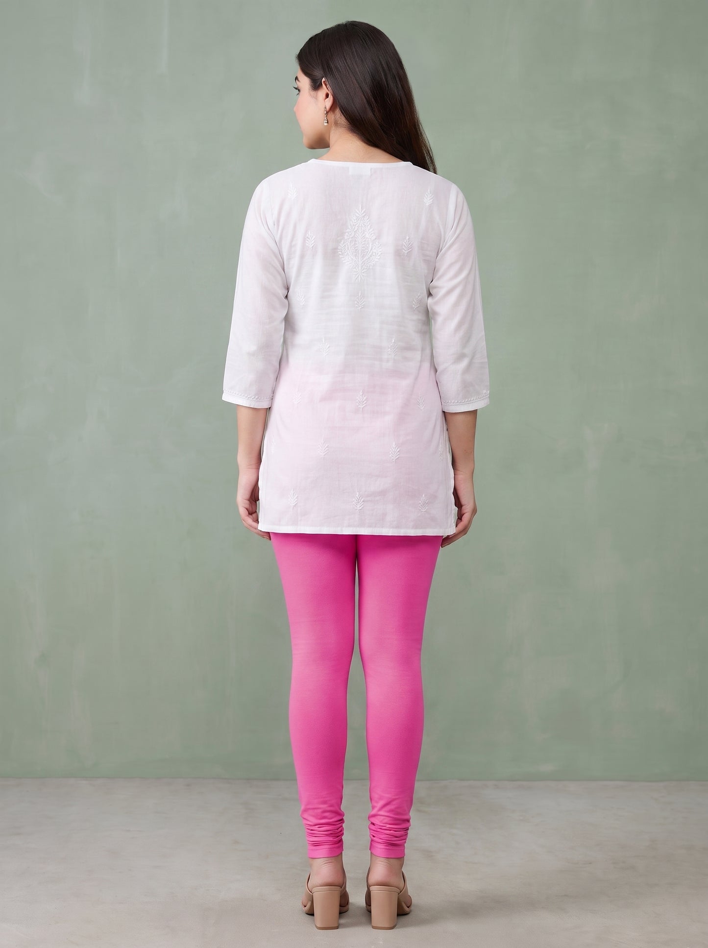 QT -  Churidar Leggings - Pink
