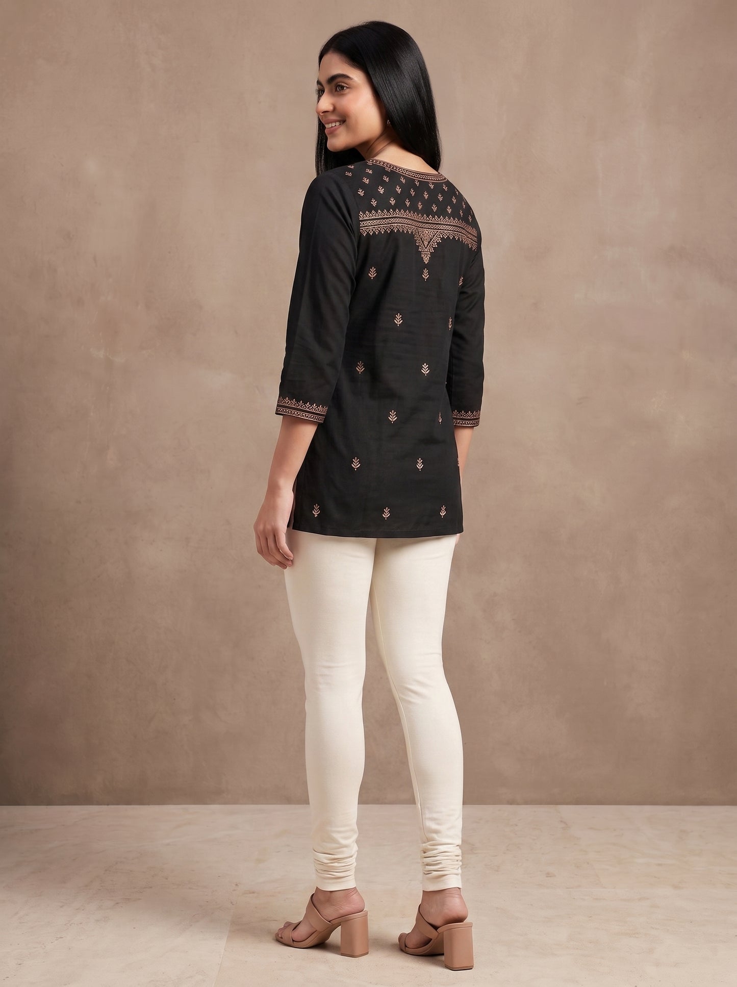 QT -  Churidar Leggings - Half White