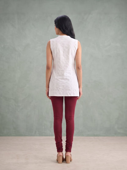 QT -  Churidar Leggings - Cherry Red