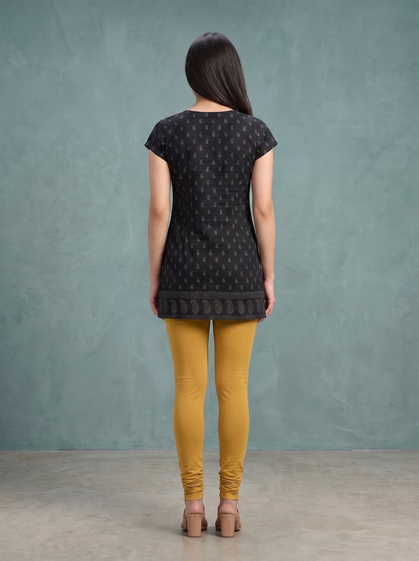 QT -  Churidar Leggings -Mustard