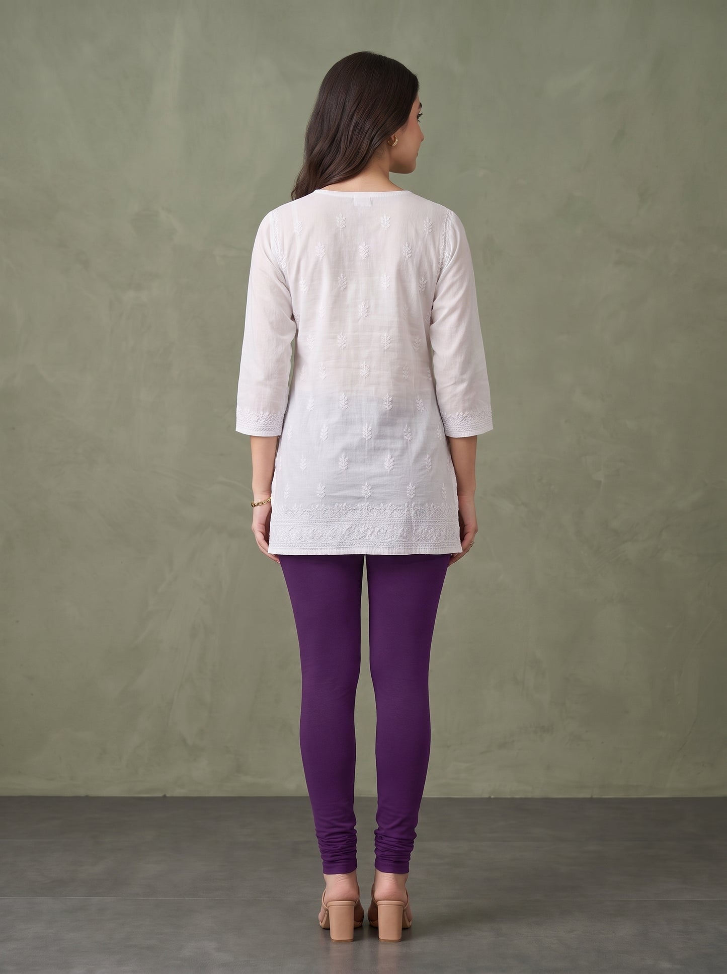 QT -  Churidar Leggings - Purple