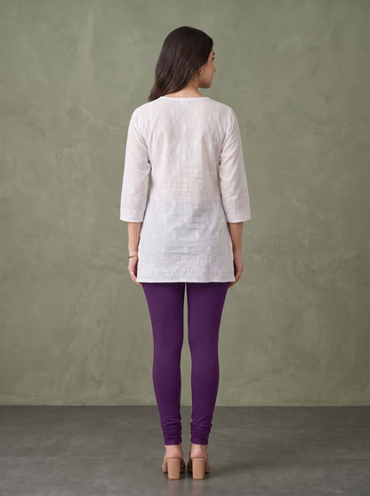 QT -  Churidar Leggings - Purple
