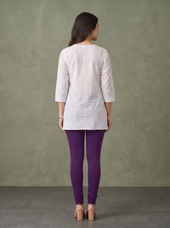 QT -  Churidar Leggings - Purple