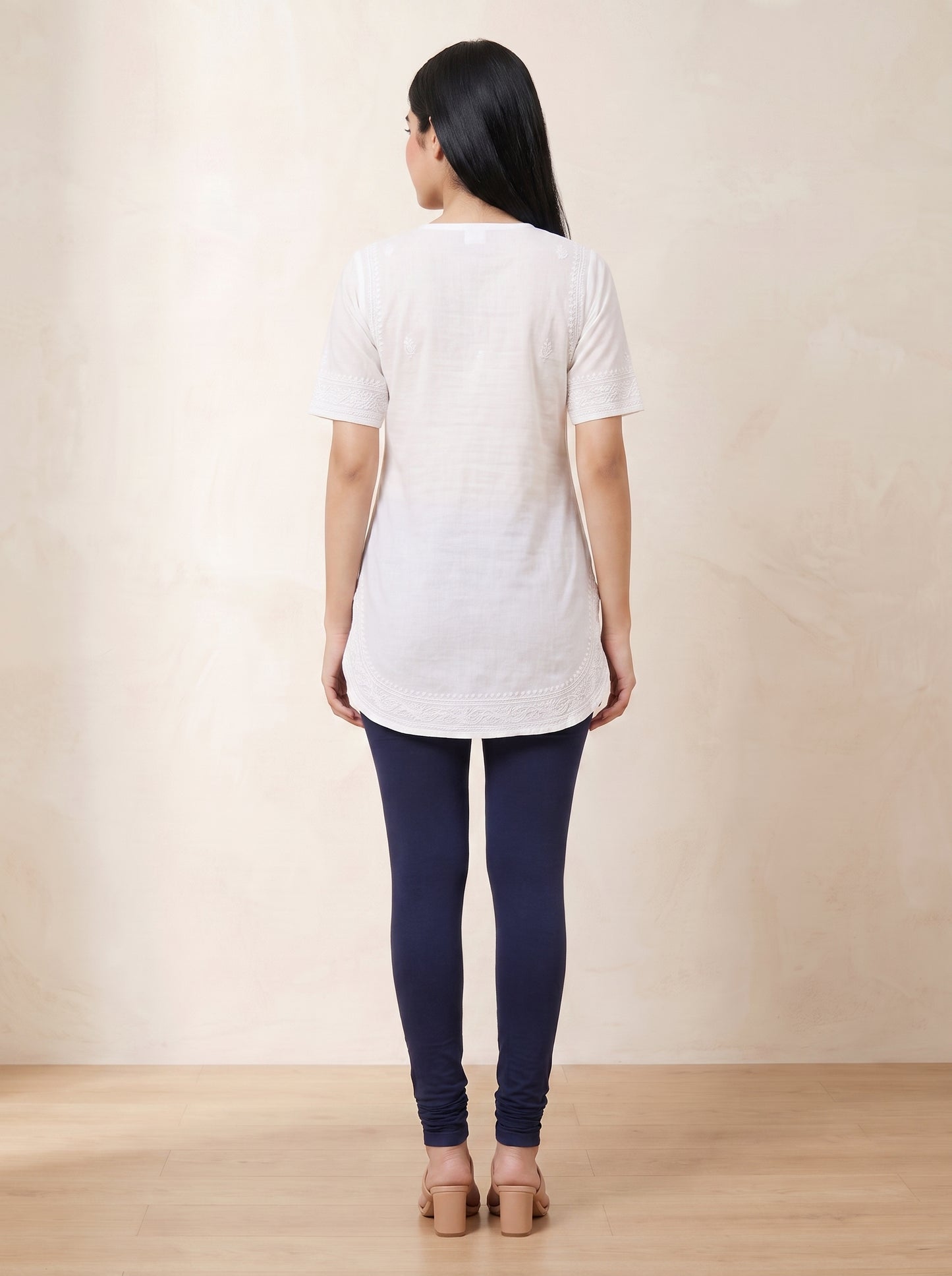 QT -  Churidar Leggings -Navy