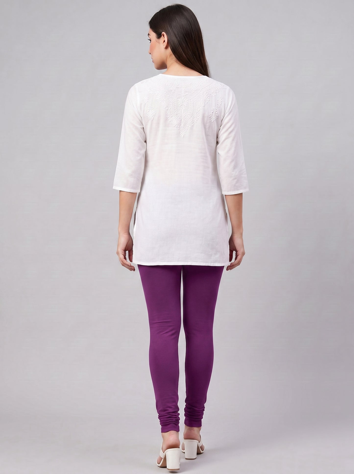QT -  Churidar Leggings - Plum