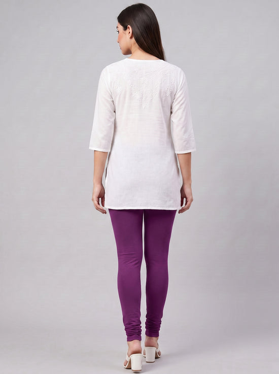 QT -  Churidar Leggings - Plum