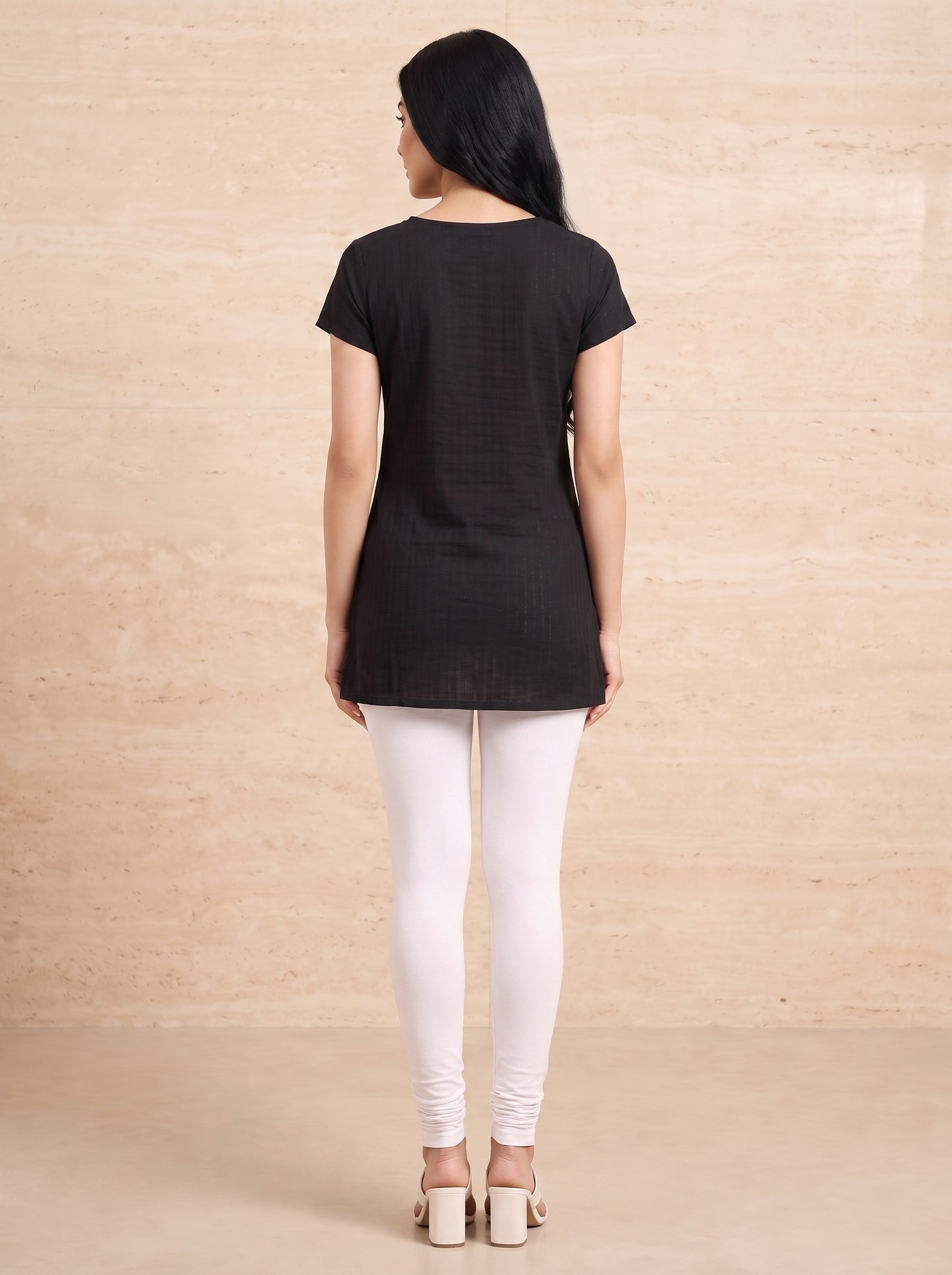 QT -  Churidar Leggings - White