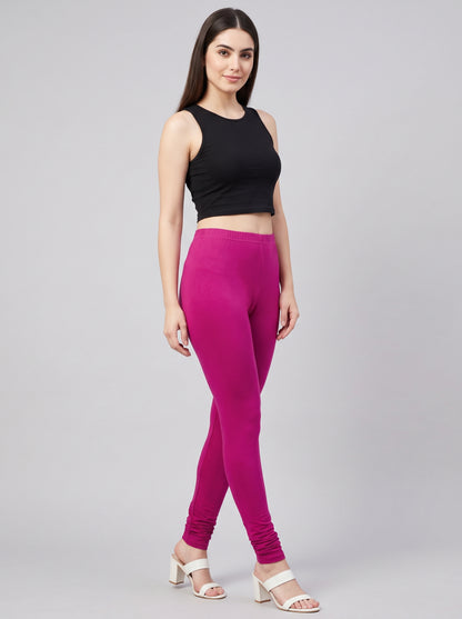 QT -  Churidar Leggings -Magentha