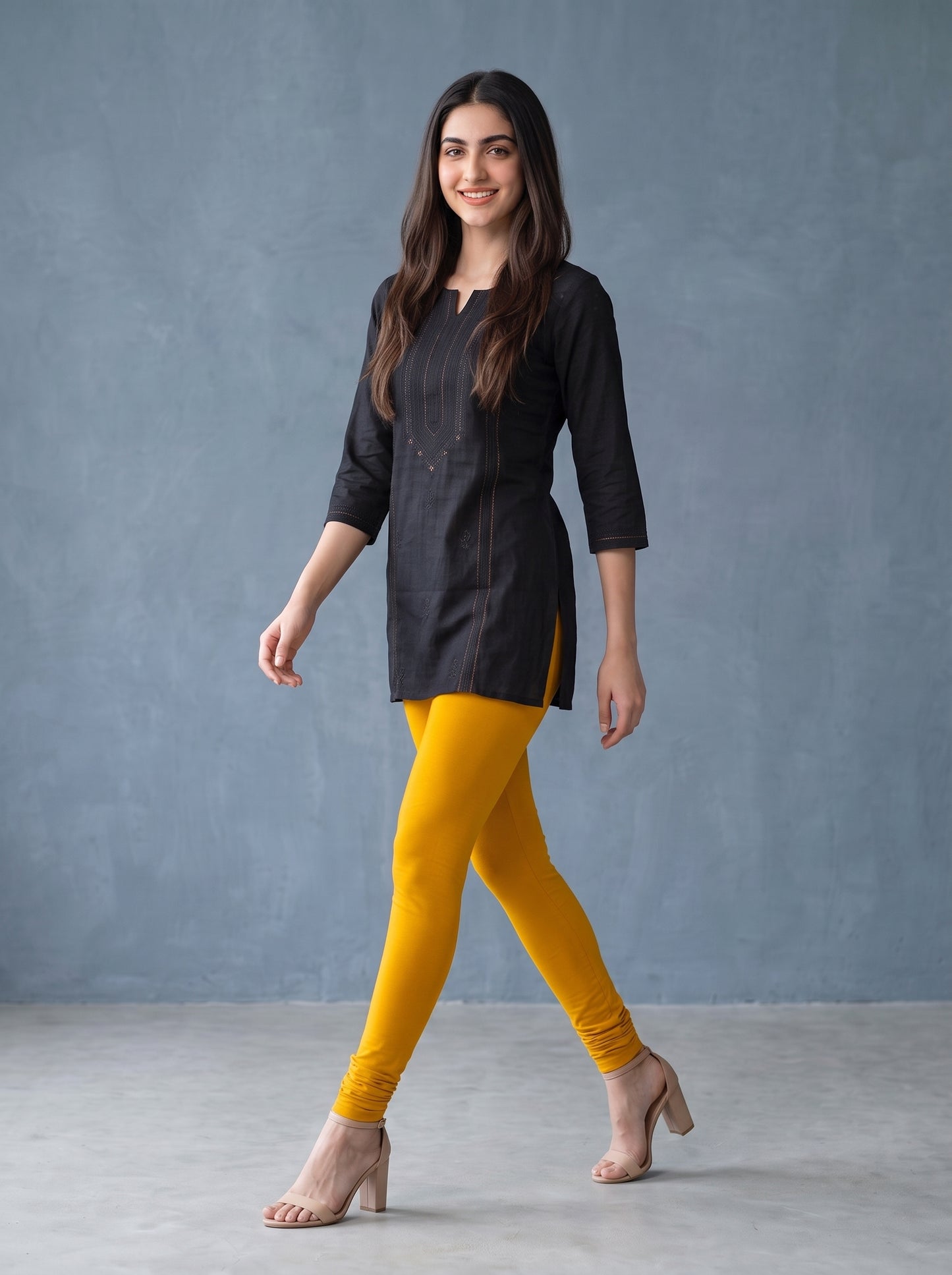 QT -  Churidar Leggings -Mango