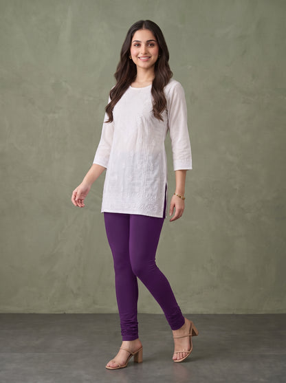 QT -  Churidar Leggings - Purple