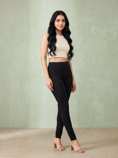 QT -  Churidar Leggings - Black