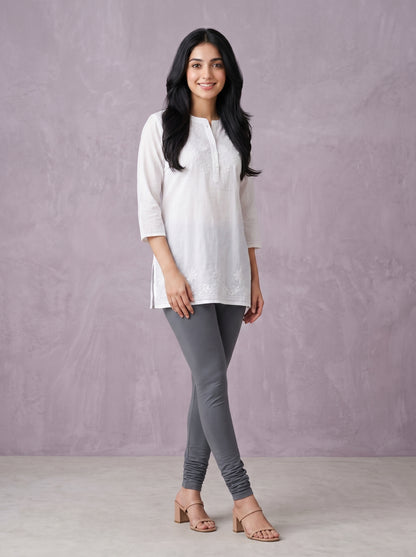 QT -  Churidar Leggings -Cement
