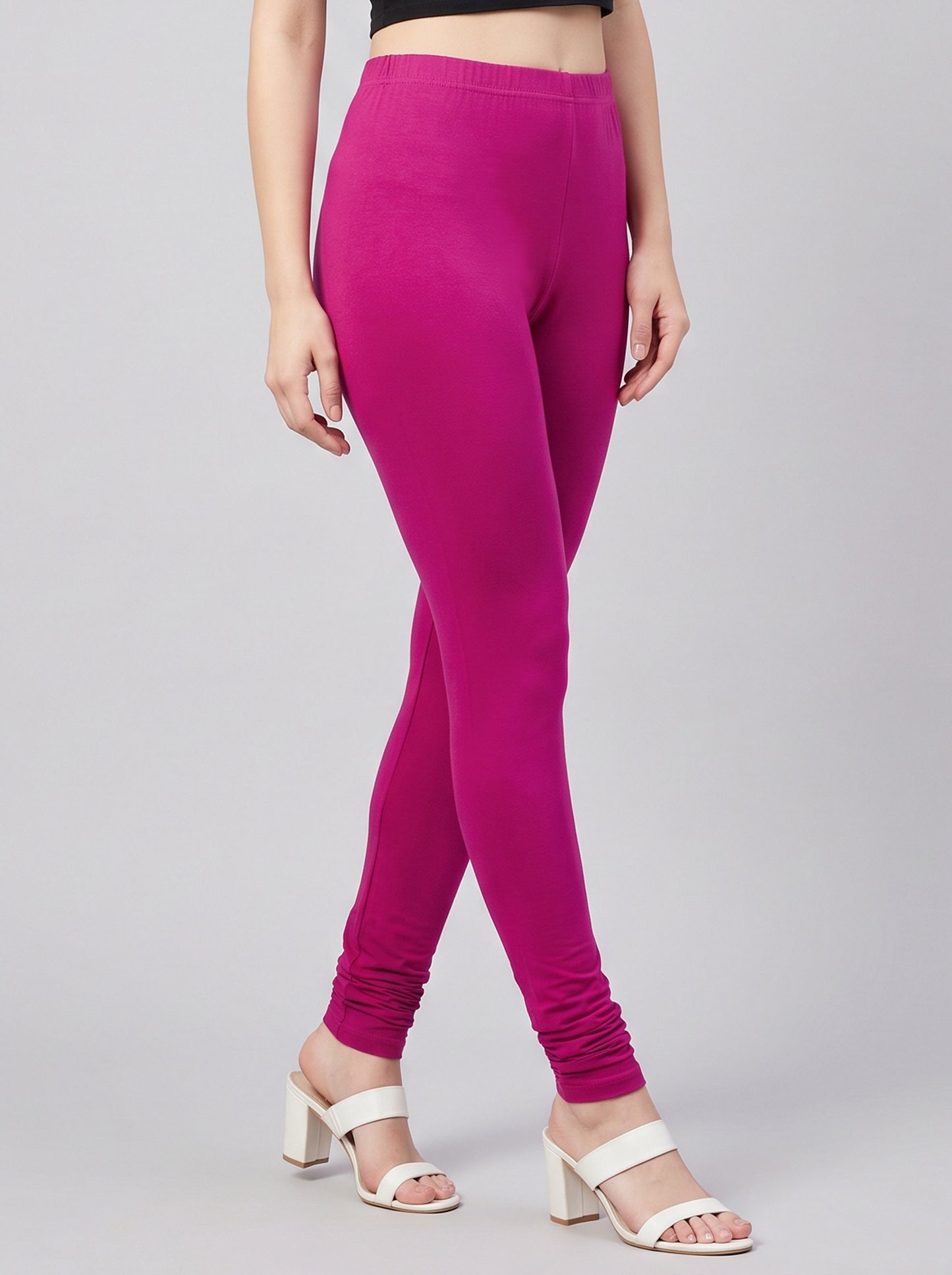 QT -  Churidar Leggings -Magentha