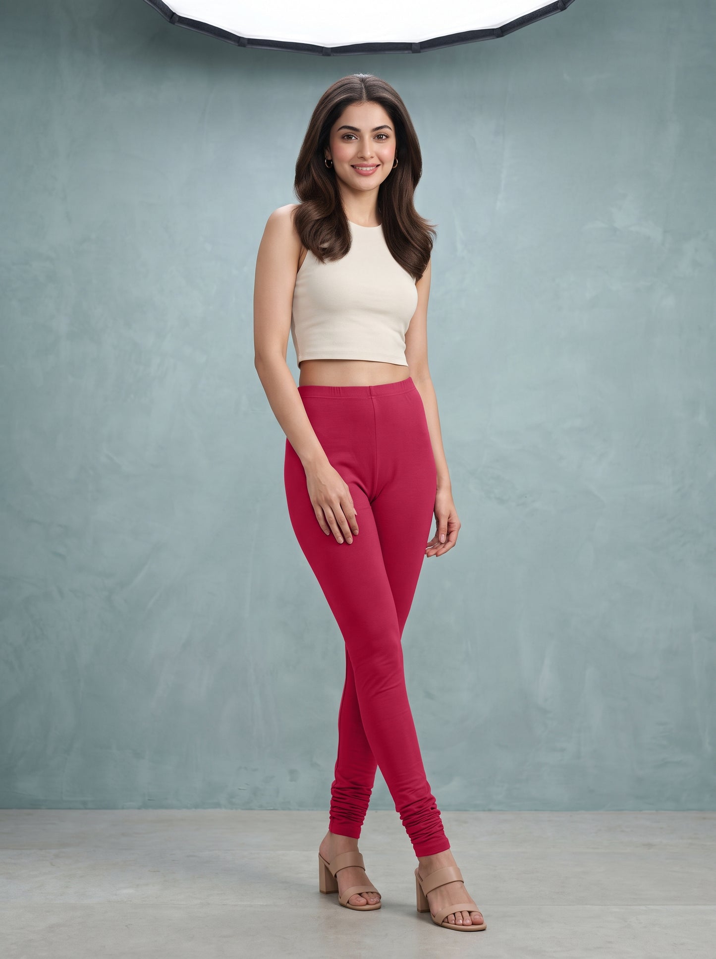 QT -  Churidar Leggings - Red