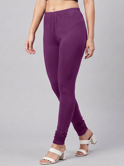 QT -  Churidar Leggings - Plum