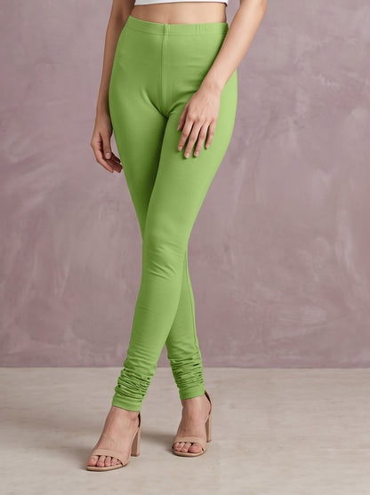QT -  Churidar Leggings - Olive Green