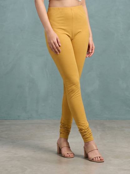 QT -  Churidar Leggings -Mustard