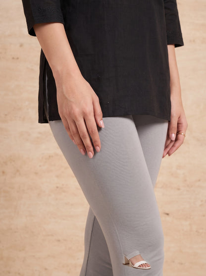 QT -  Churidar Leggings -Light Gray