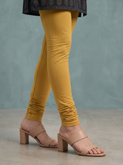QT -  Churidar Leggings -Mustard