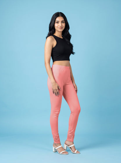 QT -  Churidar Leggings - Coral