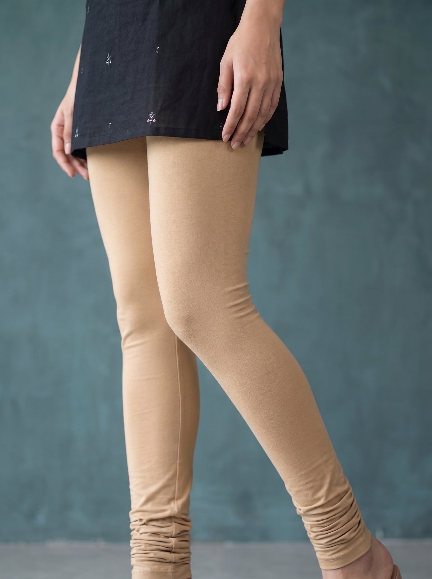 QT -  Churidar Leggings - Biscut