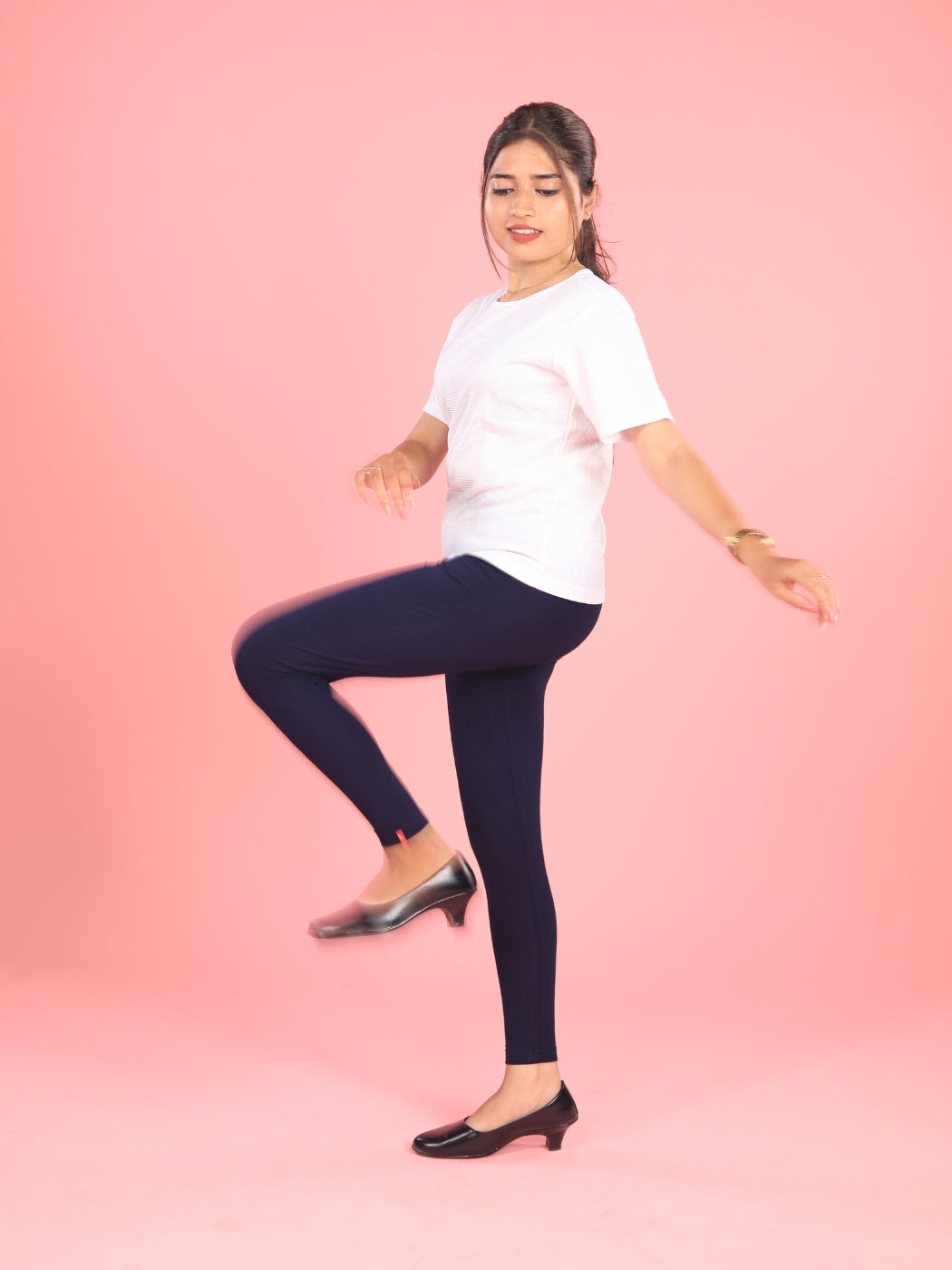 EMI - Ankle Length Livaeco™ Viscose Leggings - Navy