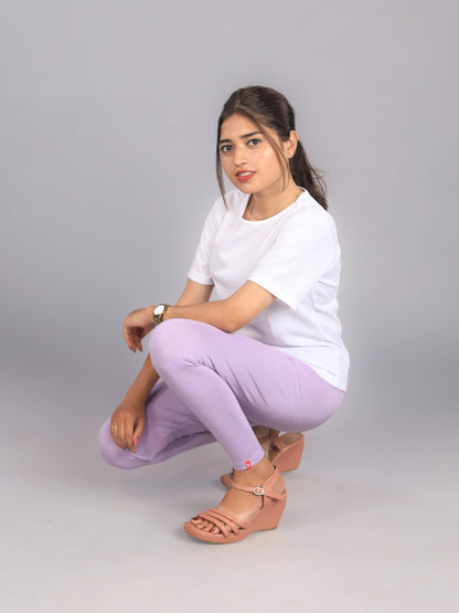 EMI - Ankle Length Livaeco™ Viscose Leggings - Lavender