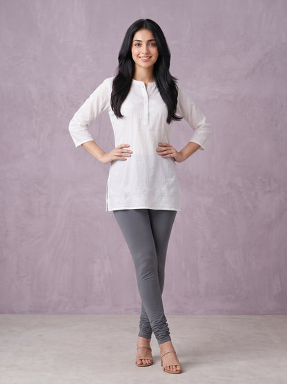 QT -  Churidar Leggings -Cement