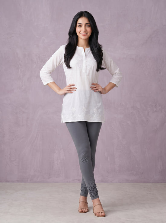 QT -  Churidar Leggings -Cement