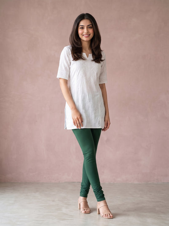 QT -  Churidar Leggings - Forest Green