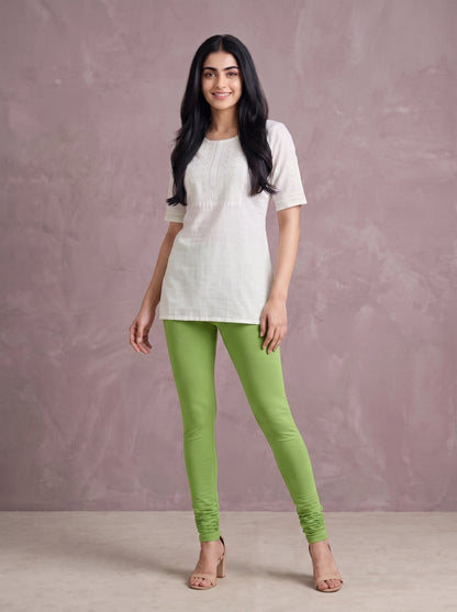 QT -  Churidar Leggings - Olive Green