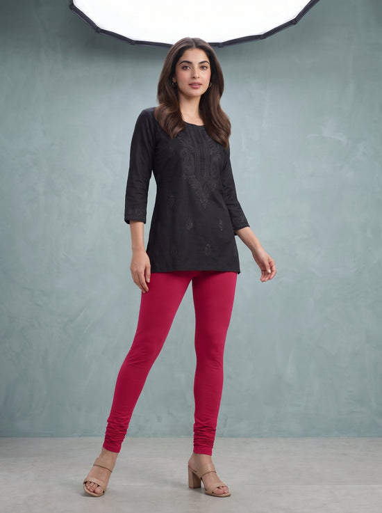 QT -  Churidar Leggings - Red