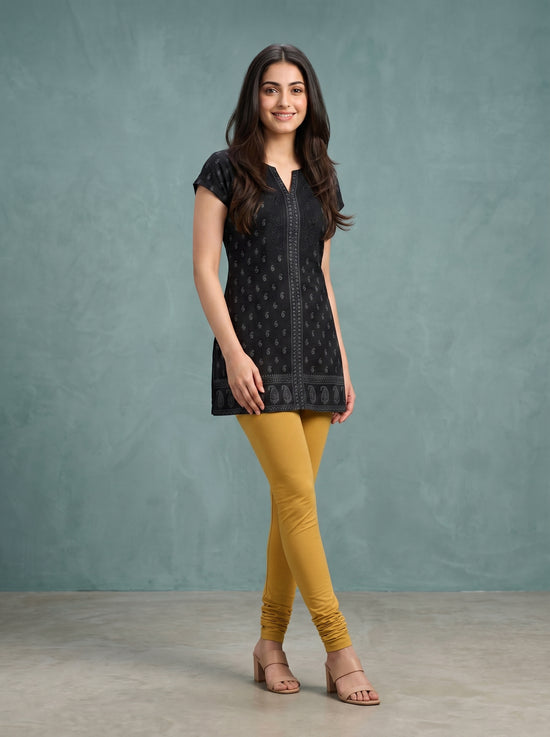 QT -  Churidar Leggings -Mustard